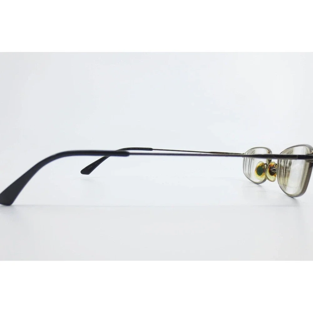 Marchon M512 033 Gunmetal Rectangular Metal Eyeglasses Frames 51-18-140